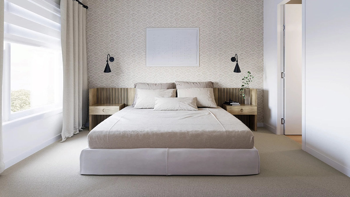 Townhouse bedroom at Colours of Seton